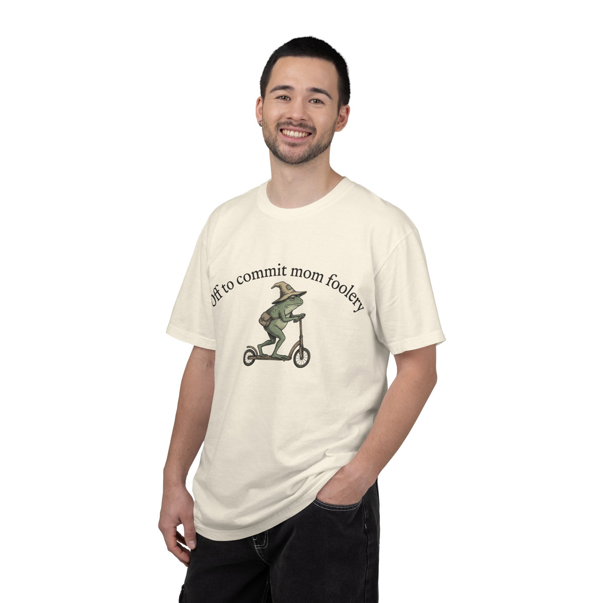 Off To Commit Mom Foolery Shirt, Funny Witch Frog Scooter Tee, Sarcastic Mom Shirt, Mom Humor Gift
