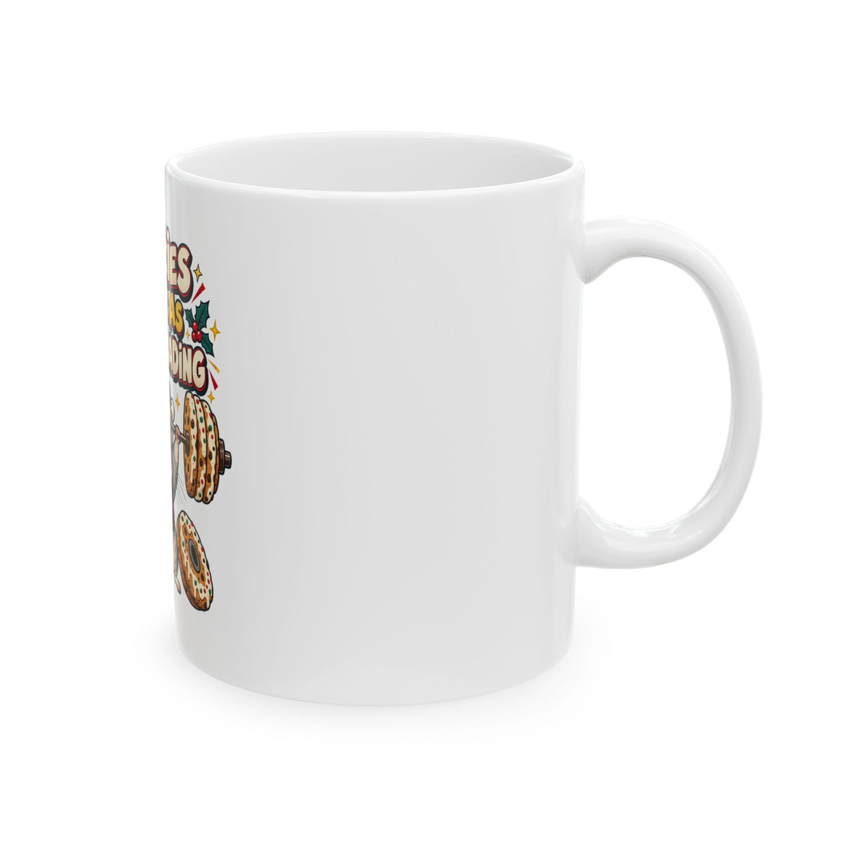 Cookies Count As Carb Loading Mug, Funny Gym Lover Christmas Gift, Secret Santa Stocking Stuffer, 11oz 15oz Coffee Mug