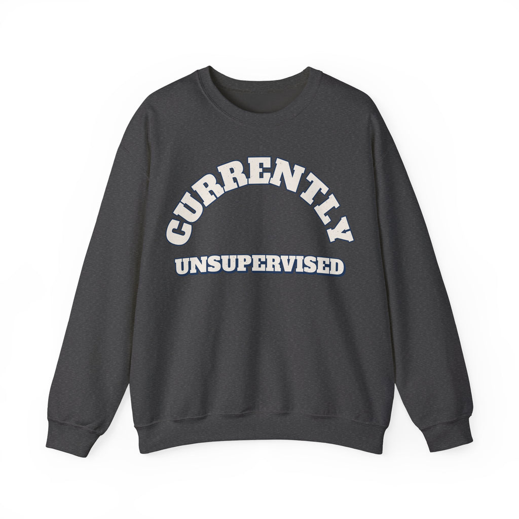 Funny Sayings Sweatshirts For Women Currently Unsupervised | Funny Sarcasm Sweatshirt | Sarcastic Quote Sweatshirt | Gift