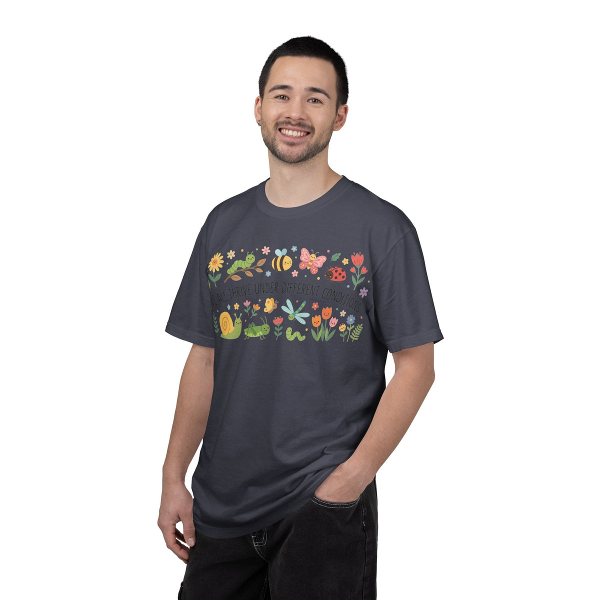 We All Thrive Under Different Conditions Shirt, Neurodiversity Garden Tee, Inclusion Teacher Shirt, SPED Gift