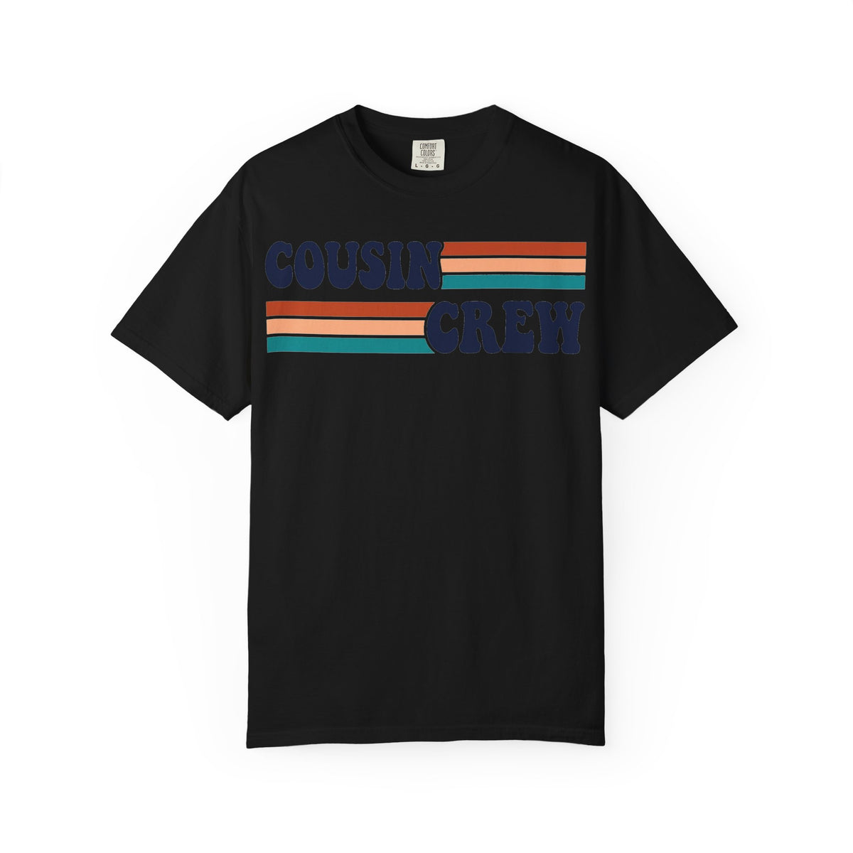 Cousin Crew Retro Stripe Shirt, Vintage Matching Family Tee, Cousin Reunion Shirt, Family Gift