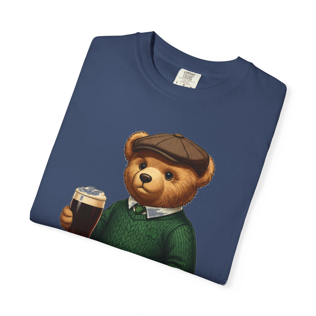 Irish Teddy Bear Pint Shirt, Shamrock Sweater Bear Tee, St Patricks Day Pub Shirt, Irish Gift