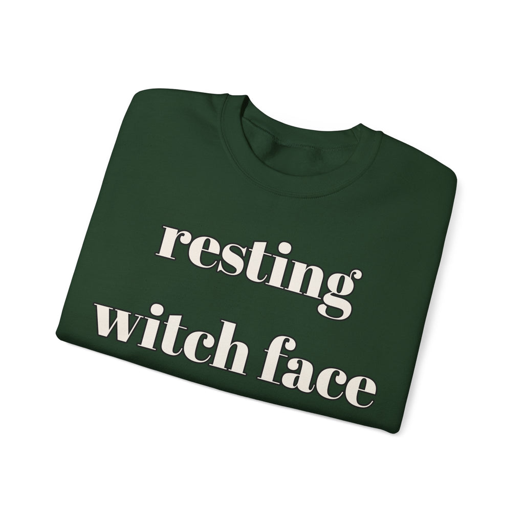 Resting Witch Face Sweatshirt | Funny Halloween Sweatshirt | Spooky Season Sweatshirt | Sarcastic Halloween Gift | Halloween 2026