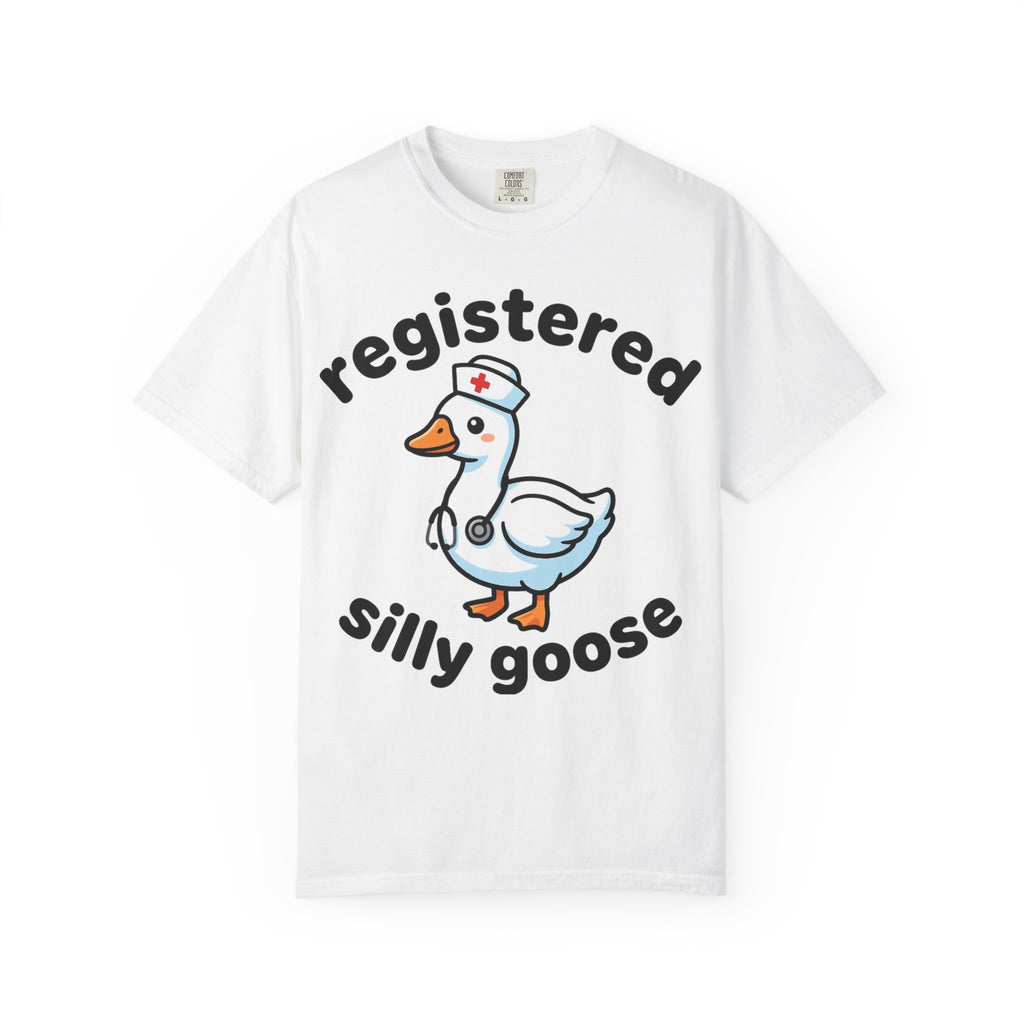 Registered Silly Goose Blushing Shirt, Cute Nurse Goose Tee, Funny RN Shirt, Nurse Week Gift