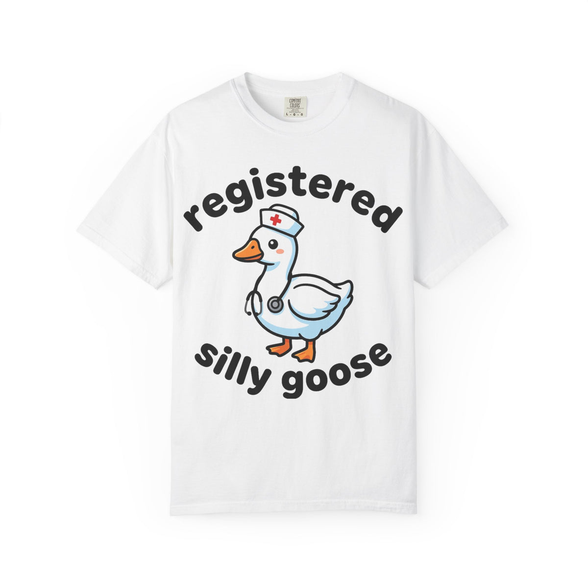 Registered Silly Goose Blushing Shirt, Cute Nurse Goose Tee, Funny RN Shirt, Nurse Week Gift