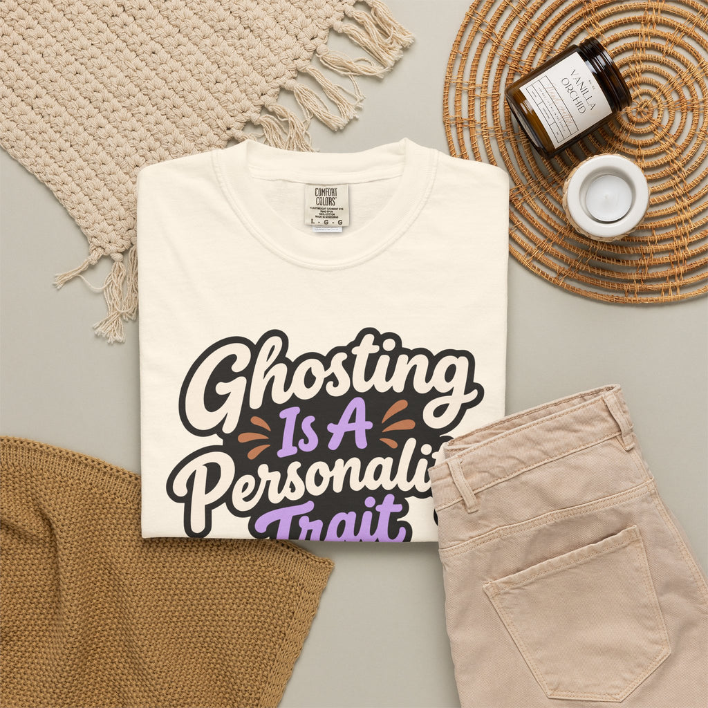 Ghosting Is A Personality Trait Halloween Shirt, Funny Ghost Tee, Retro Humor