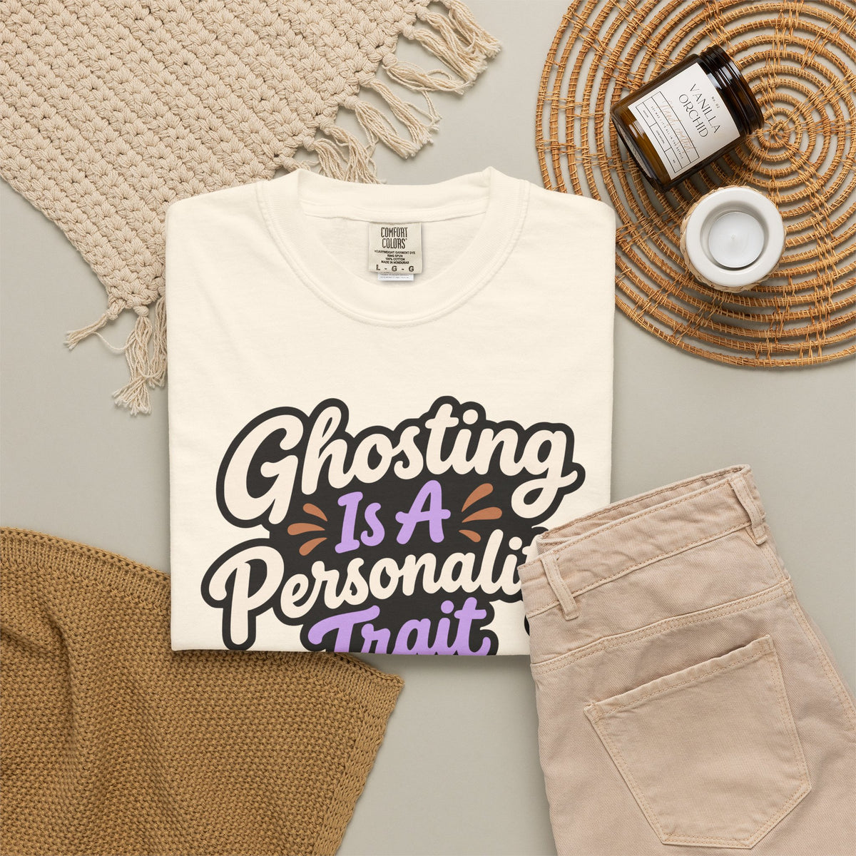 Ghosting Is A Personality Trait Halloween Shirt, Funny Ghost Tee, Retro Humor