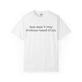 That Wasn't Very Evidence-Based Of You Shirt, Minimal Typewriter Nurse Tee, Nursing Student Shirt, RN Gift