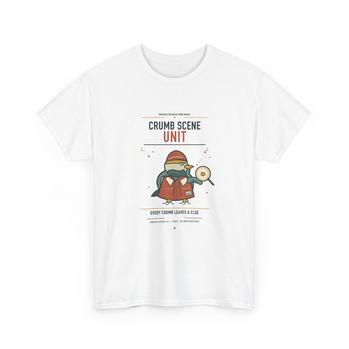Crumb Scene Unit Pigeon Detective Funny T-Shirt