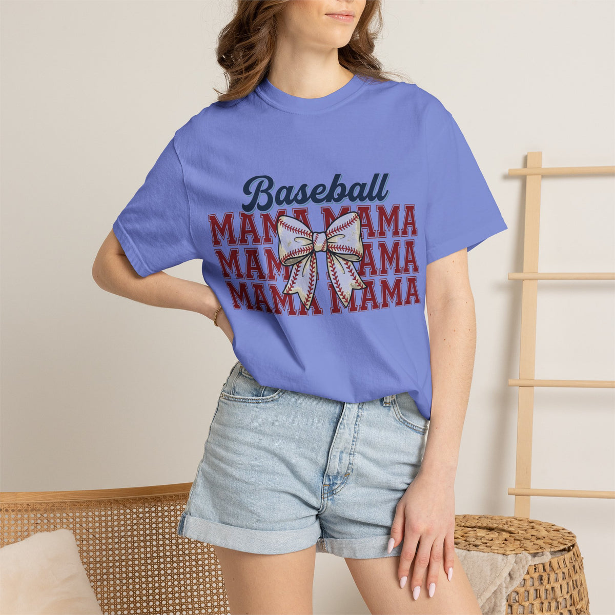 Baseball Mama Three Row Shirt, Varsity Repeat Mama Tee, Baseball Bow Mom Shirt, Little League Gift