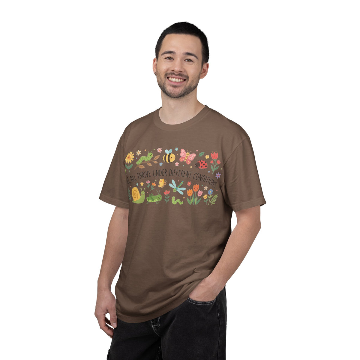 We All Thrive Under Different Conditions Shirt, Neurodiversity Garden Tee, Inclusion Teacher Shirt, SPED Gift