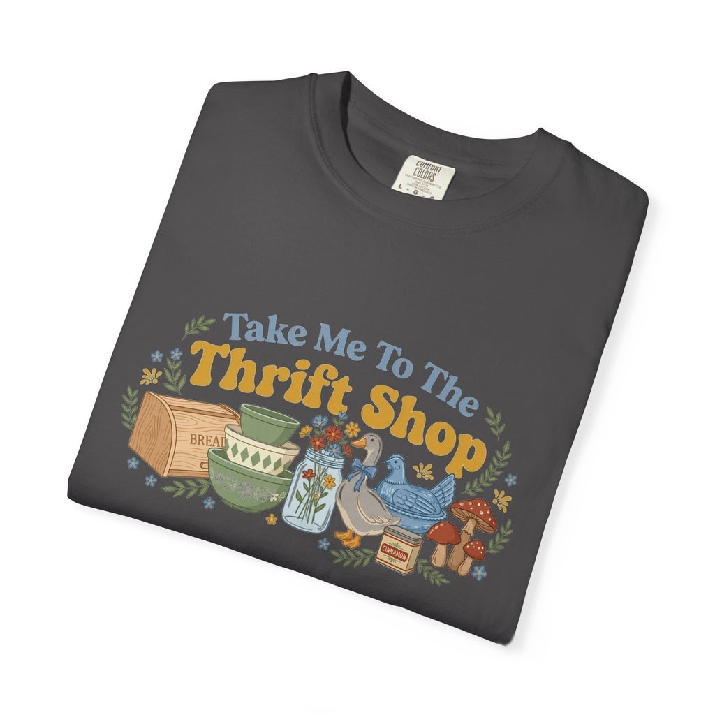 Take Me To The Thrift Shop Wide Shirt, Retro Thrift Finds Tee, Vintage Pyrex Shirt, Thrifter Gift