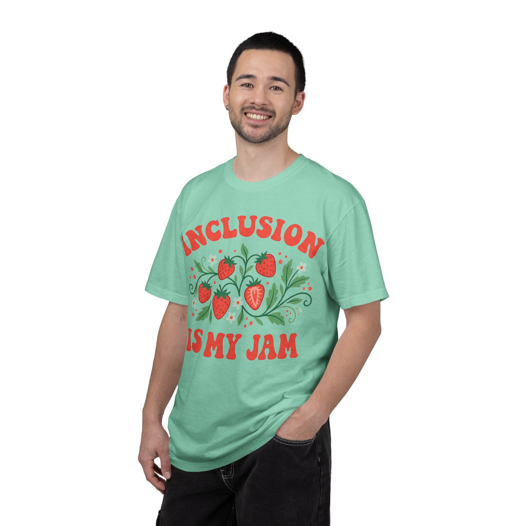 Inclusion Is My Jam Shirt, Strawberry SPED Teacher Tee, Retro Inclusion Shirt, Special Education Gift