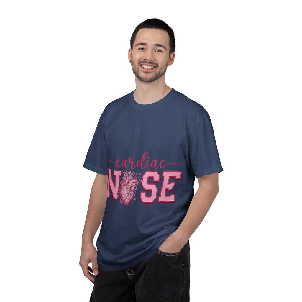 Cardiac Nurse Anatomical Heart Shirt, Pink Varsity Cardiology Tee, Cardiac RN Shirt, Nurse Gift