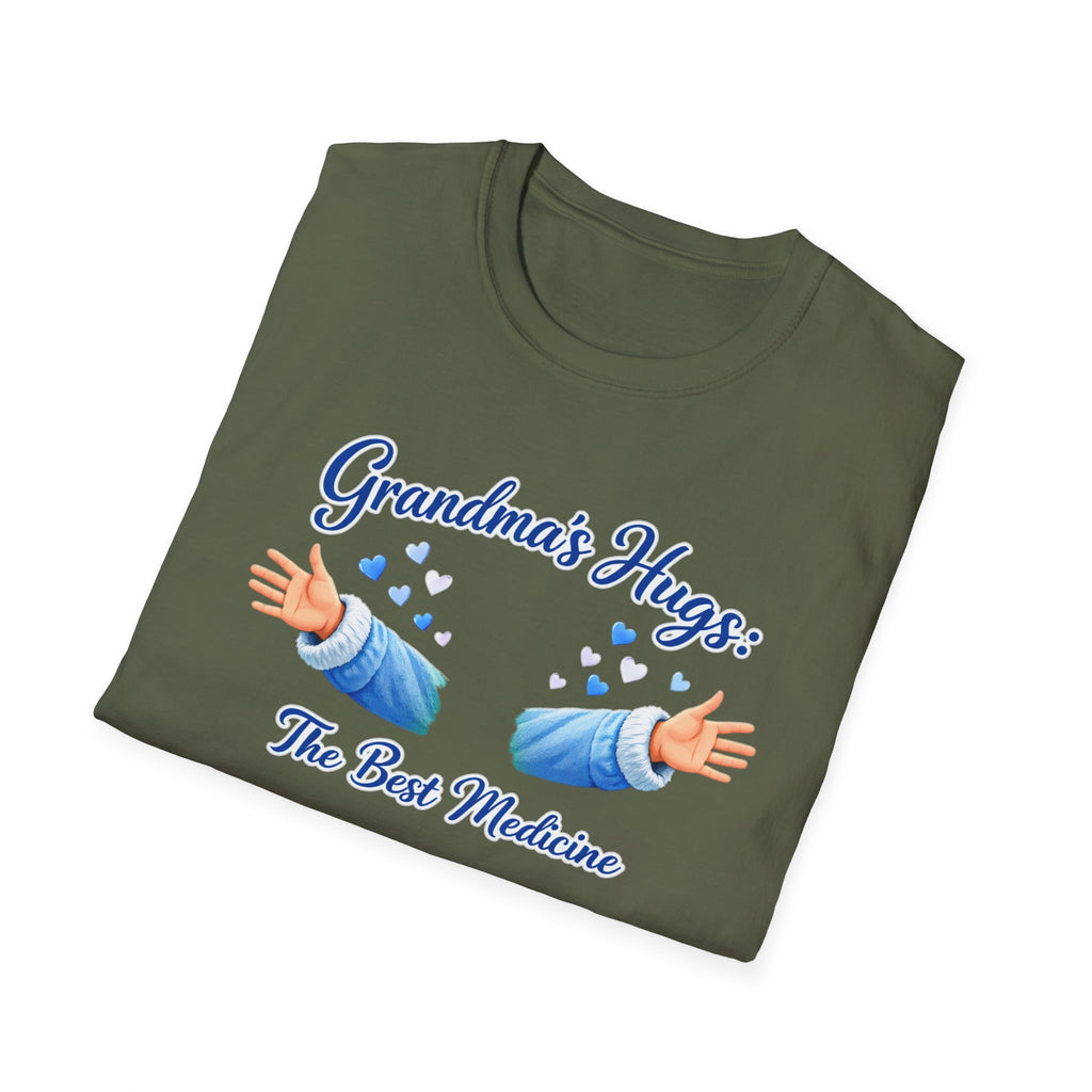 Grandma's Hugs The Best Medicine Shirt, Grandmother Tee, Nana Gift