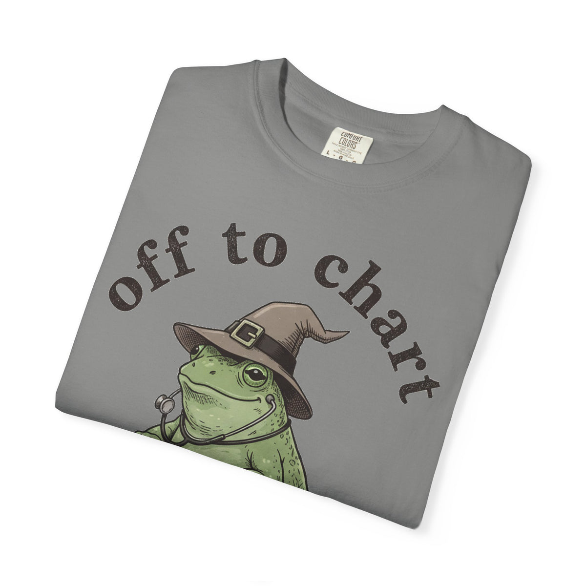 Off To Chart Shirt, Witch Hat Frog Nurse Scooter Tee, Funny Charting RN Shirt, Nurse Gift