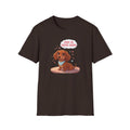 Cute Dachshund T‑Shirt — "Adopt Me, Please?" Puppy Graphic Tee