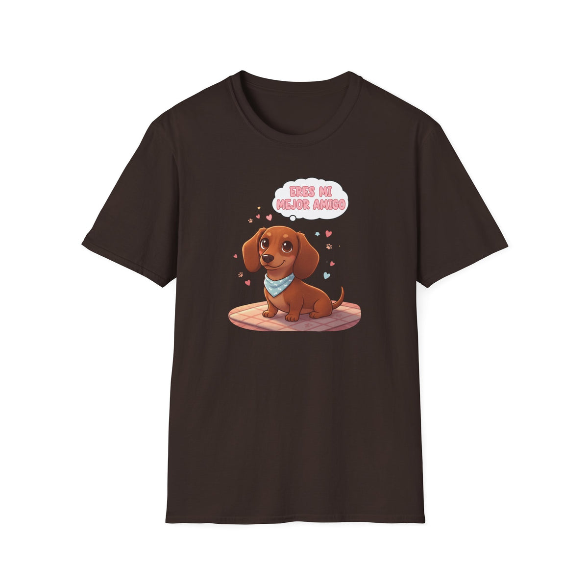 Cute Dachshund T‑Shirt — "Adopt Me, Please?" Puppy Graphic Tee