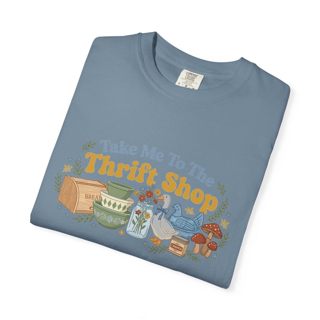 Take Me To The Thrift Shop Wide Shirt, Retro Thrift Finds Tee, Vintage Pyrex Shirt, Thrifter Gift