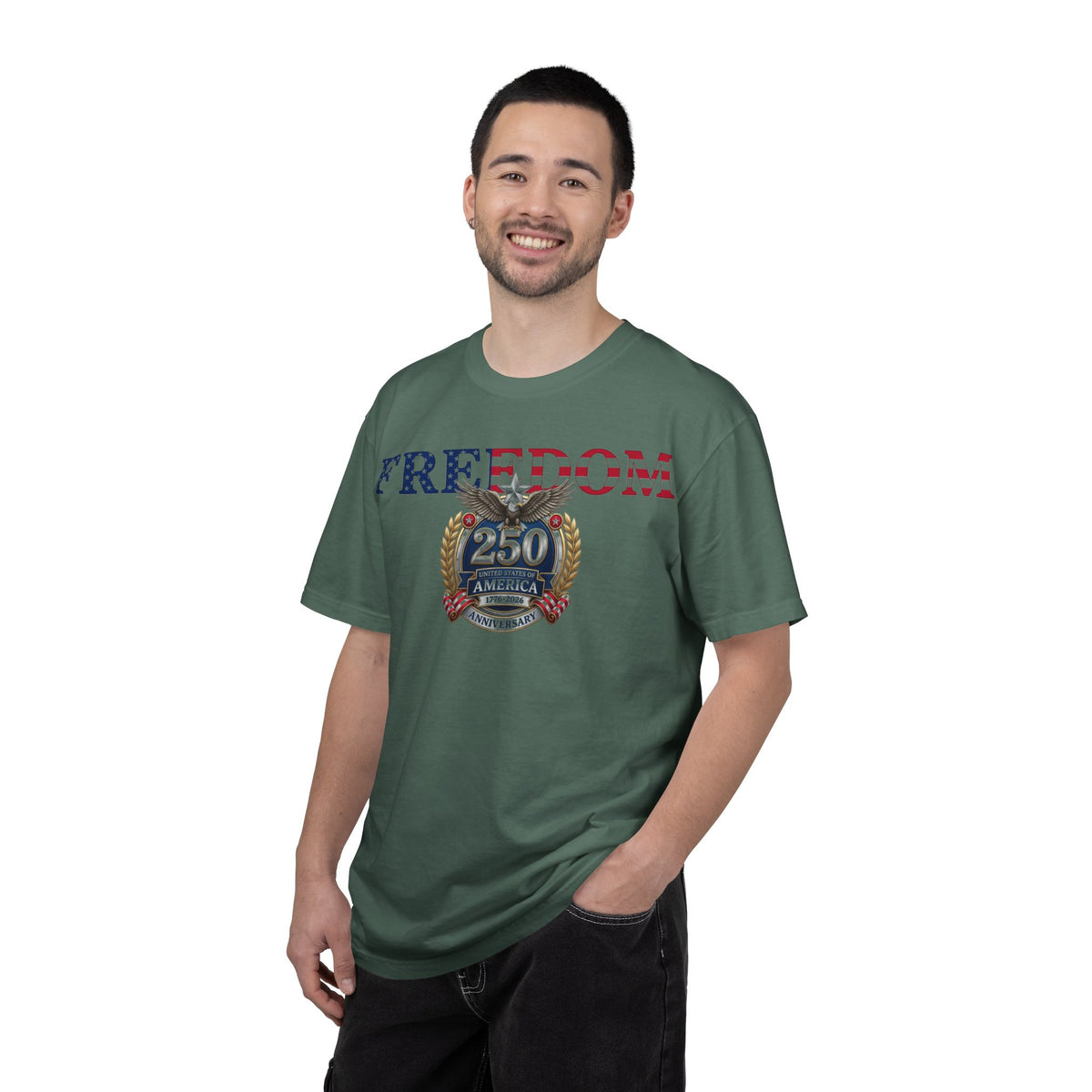 Freedom America 250 Shirt, Semiquincentennial 1776-2026 Tee, Patriotic Anniversary Shirt, Fourth Of July Gift