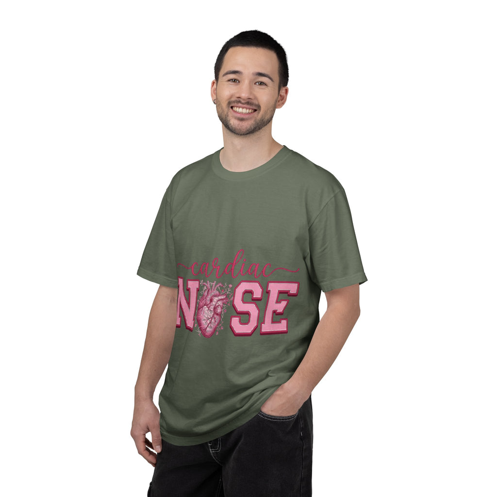 Cardiac Nurse Anatomical Heart Shirt, Pink Varsity Cardiology Tee, Cardiac RN Shirt, Nurse Gift