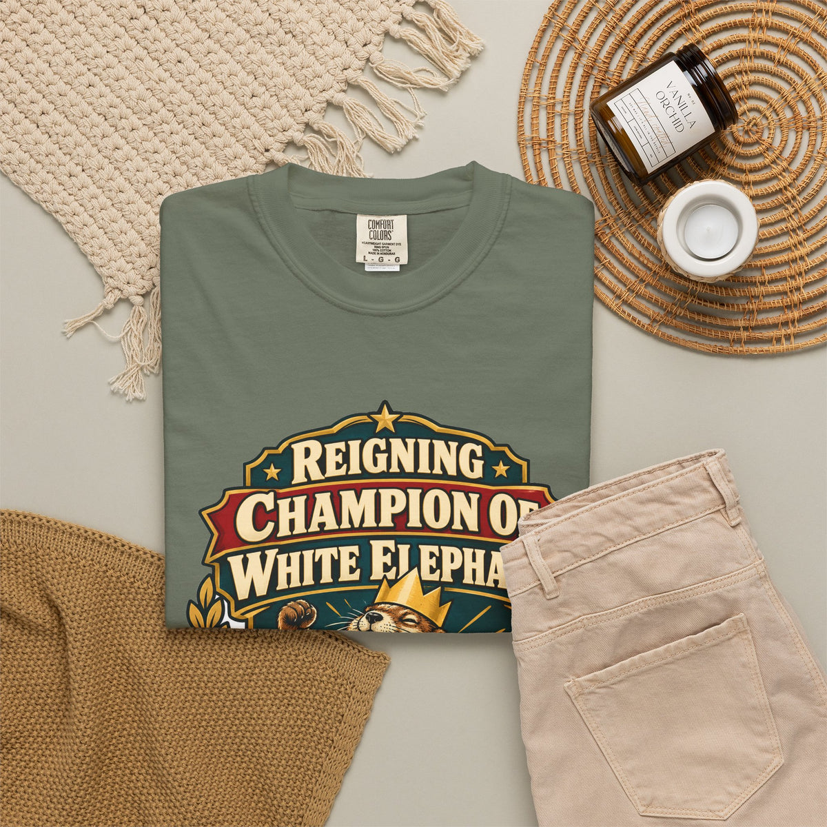 Reigning Champion Of White Elephant Shirt | white elephant gift | Work Gift