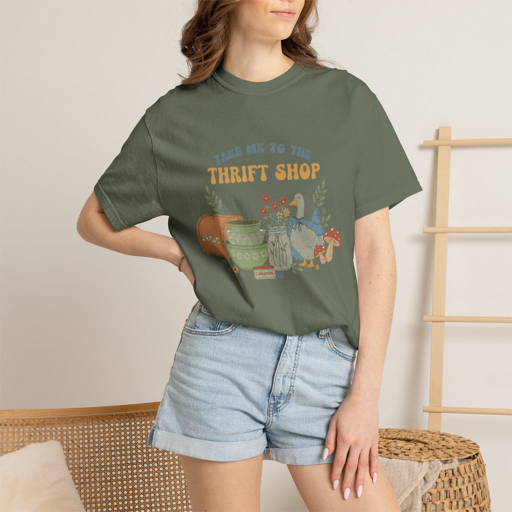 Take Me To The Thrift Shop Tall Shirt, Thrifted Treasures Still Life Tee, Vintage Lover Shirt, Thrifting Gift