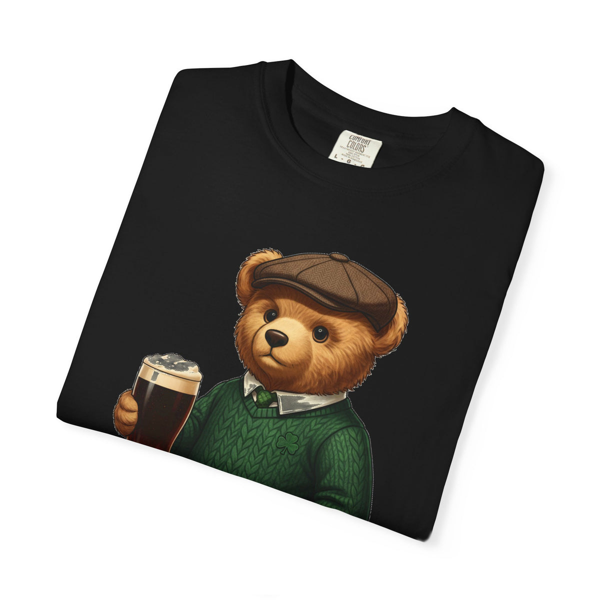 Irish Teddy Bear Pint Shirt, Shamrock Sweater Bear Tee, St Patricks Day Pub Shirt, Irish Gift