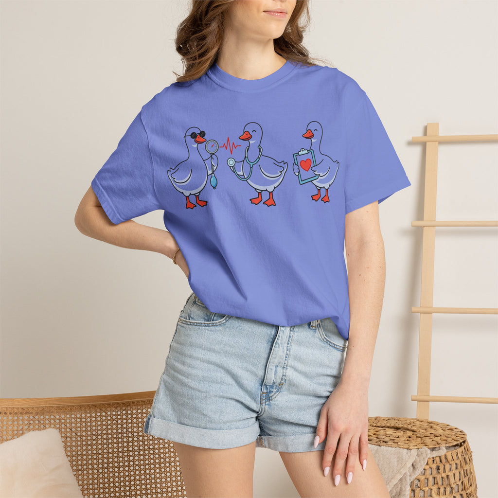 Silly Goose Nurse Squad Shirt, Funny Nurse Geese Tee, Stethoscope Goose Shirt, Nurse Team Gift