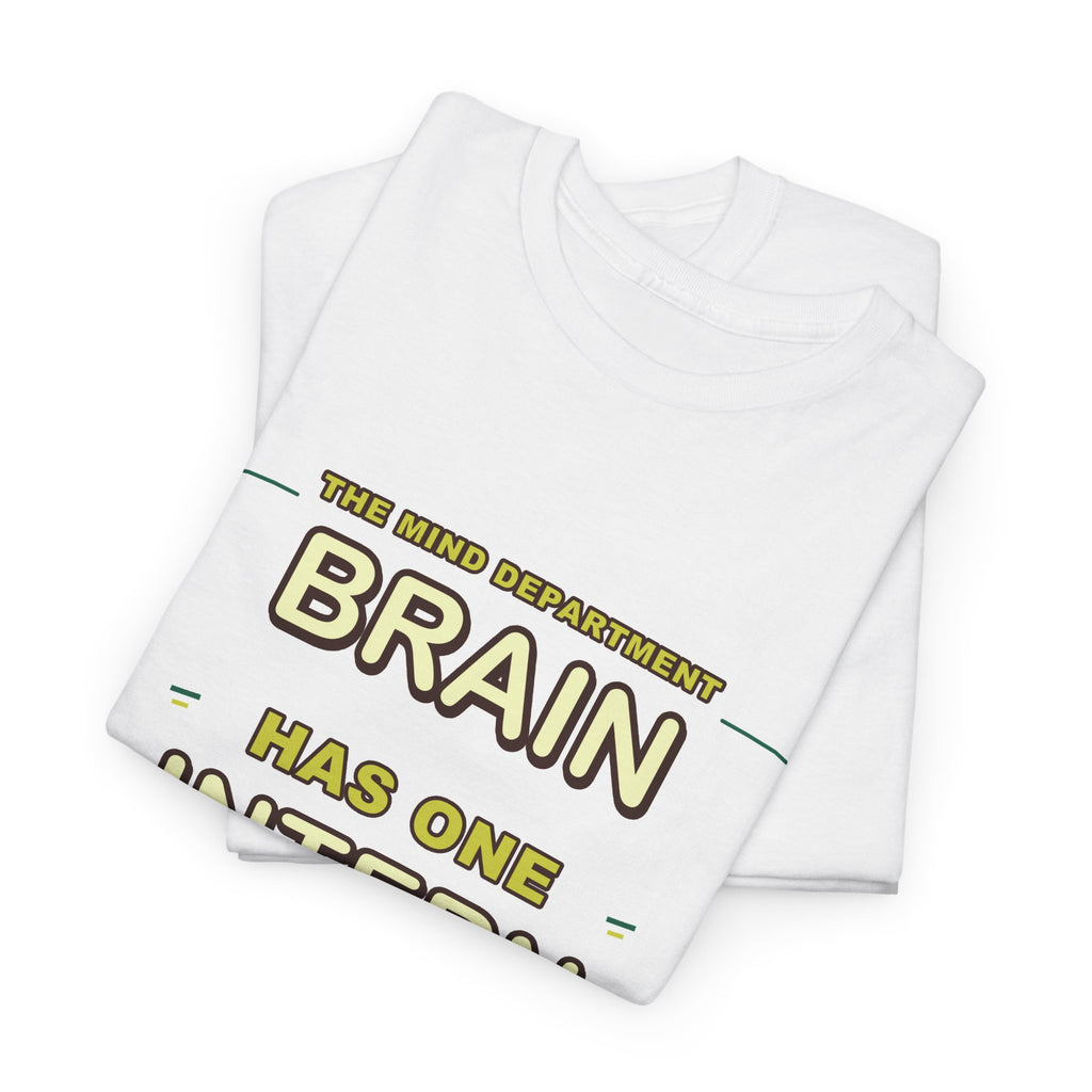 Brain Has One Intern Funny Office Humor T-Shirt