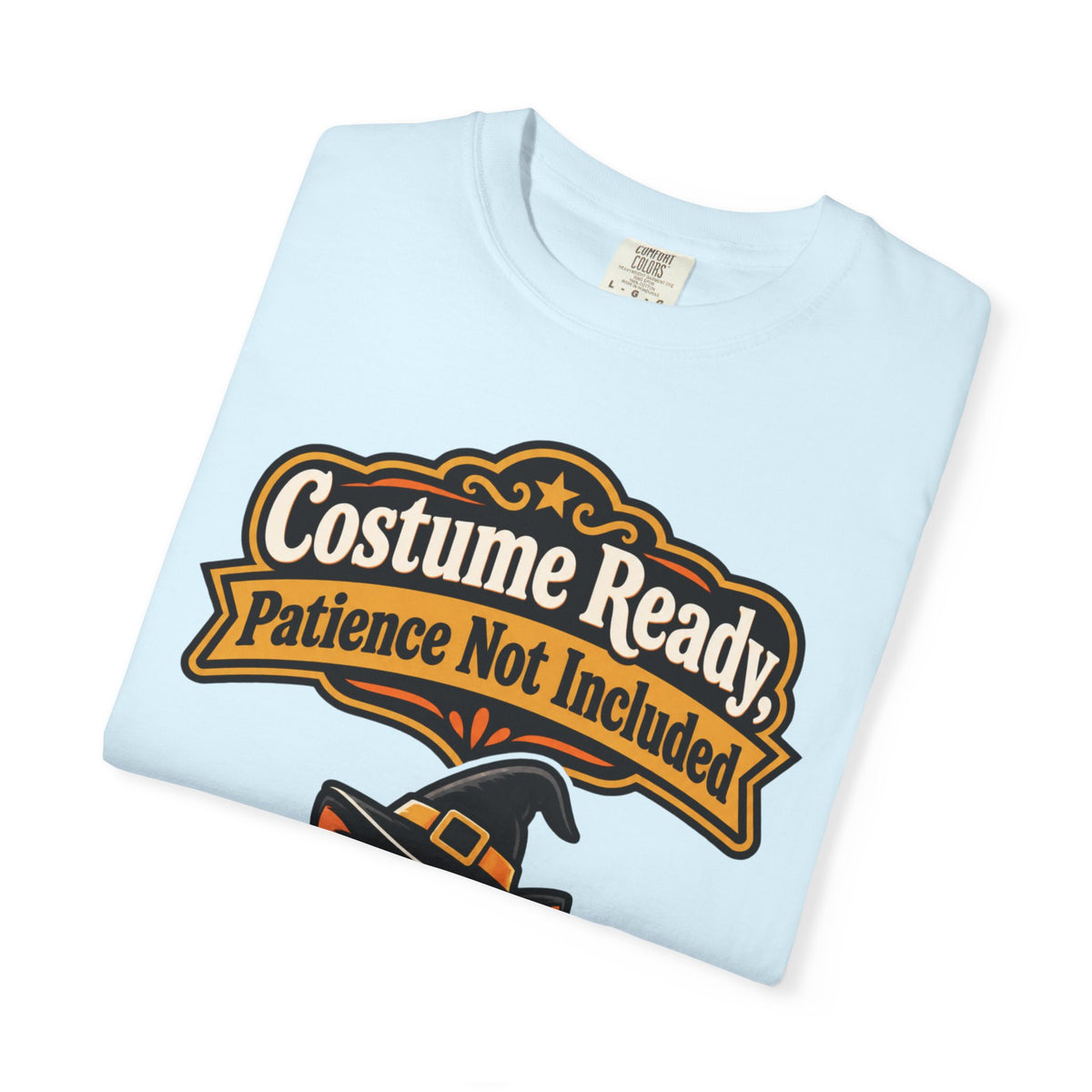 Costume Ready, Patience Not Included Halloween Shirt, Funny Black Cat Tee
