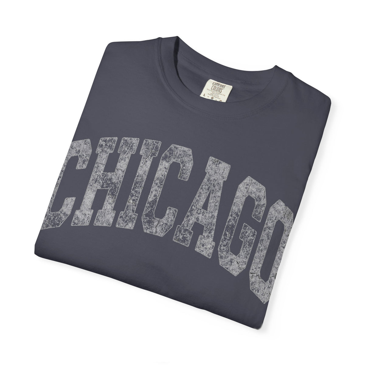Chicago Vintage Shirt, Distressed Varsity Chicago Tee, Illinois Home City Shirt, Chicago Gift