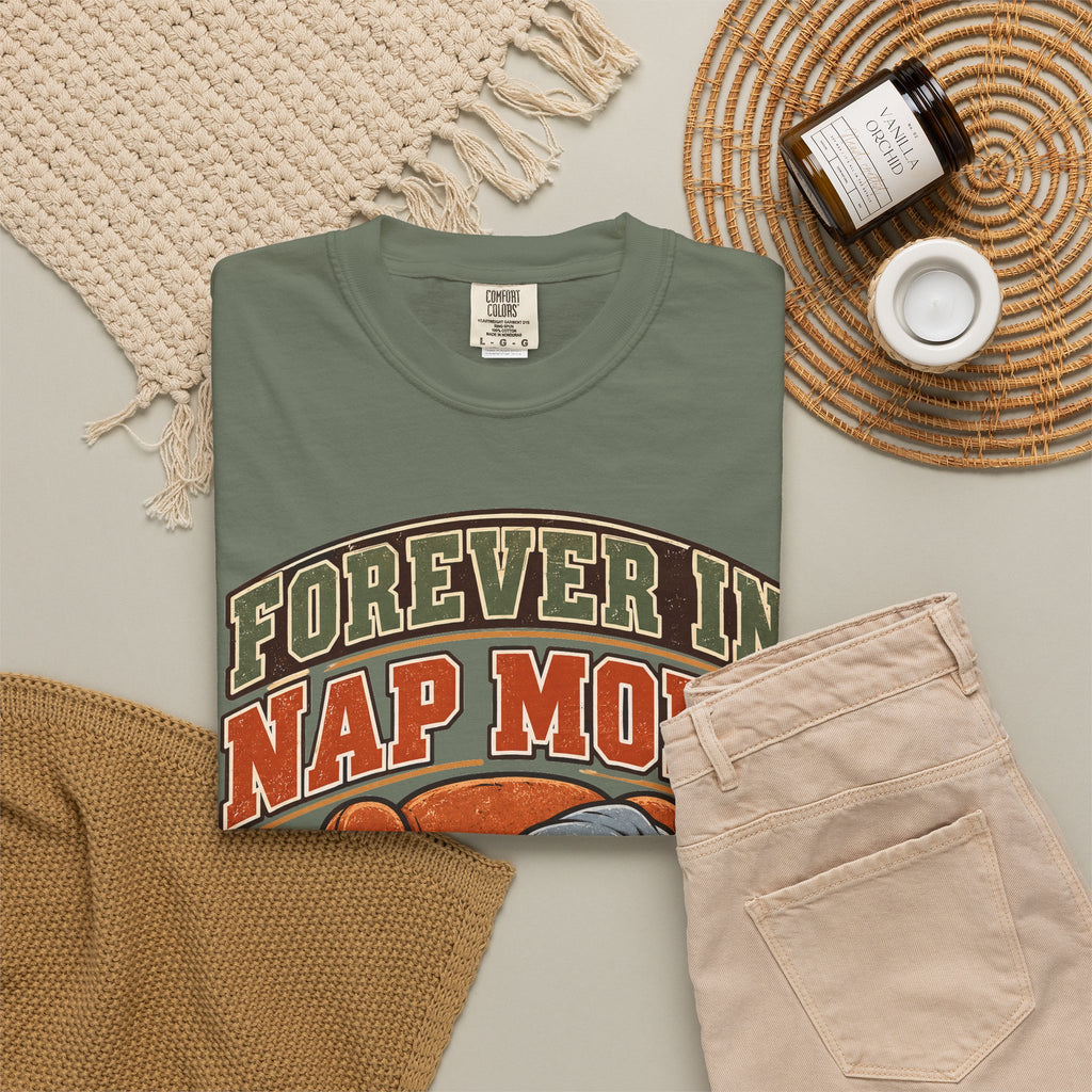 funny retirement shirt Forever In Nap Mode Shirt, Funny Graphic Shirt, Comfort Colors