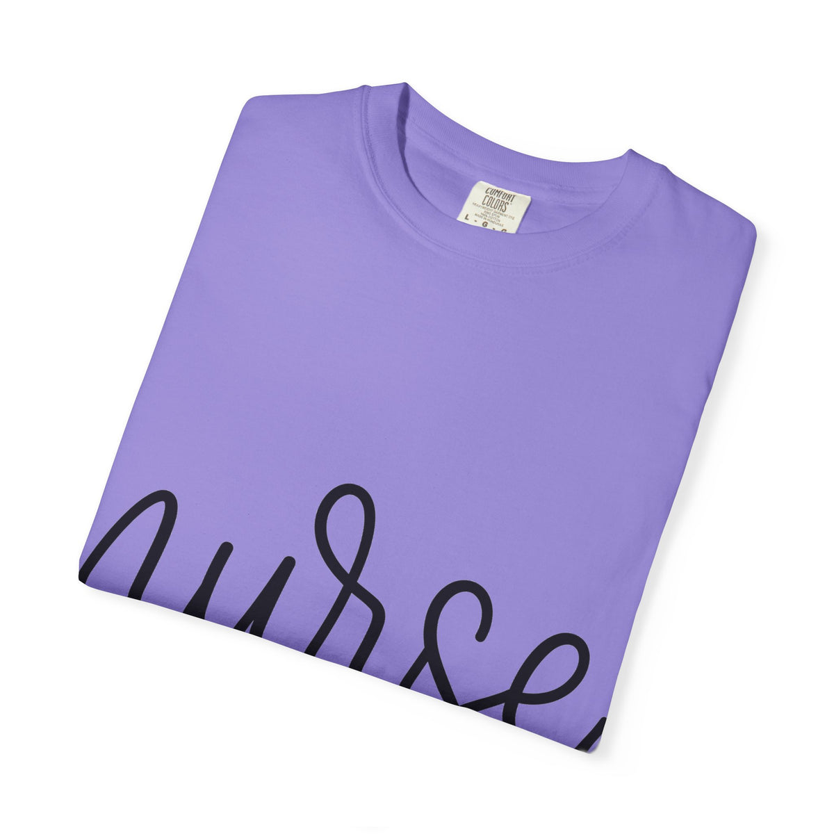 Nurse Script Shirt, Hand Lettered Nurse Heart Tee, Minimal RN Shirt, Nurse Gift