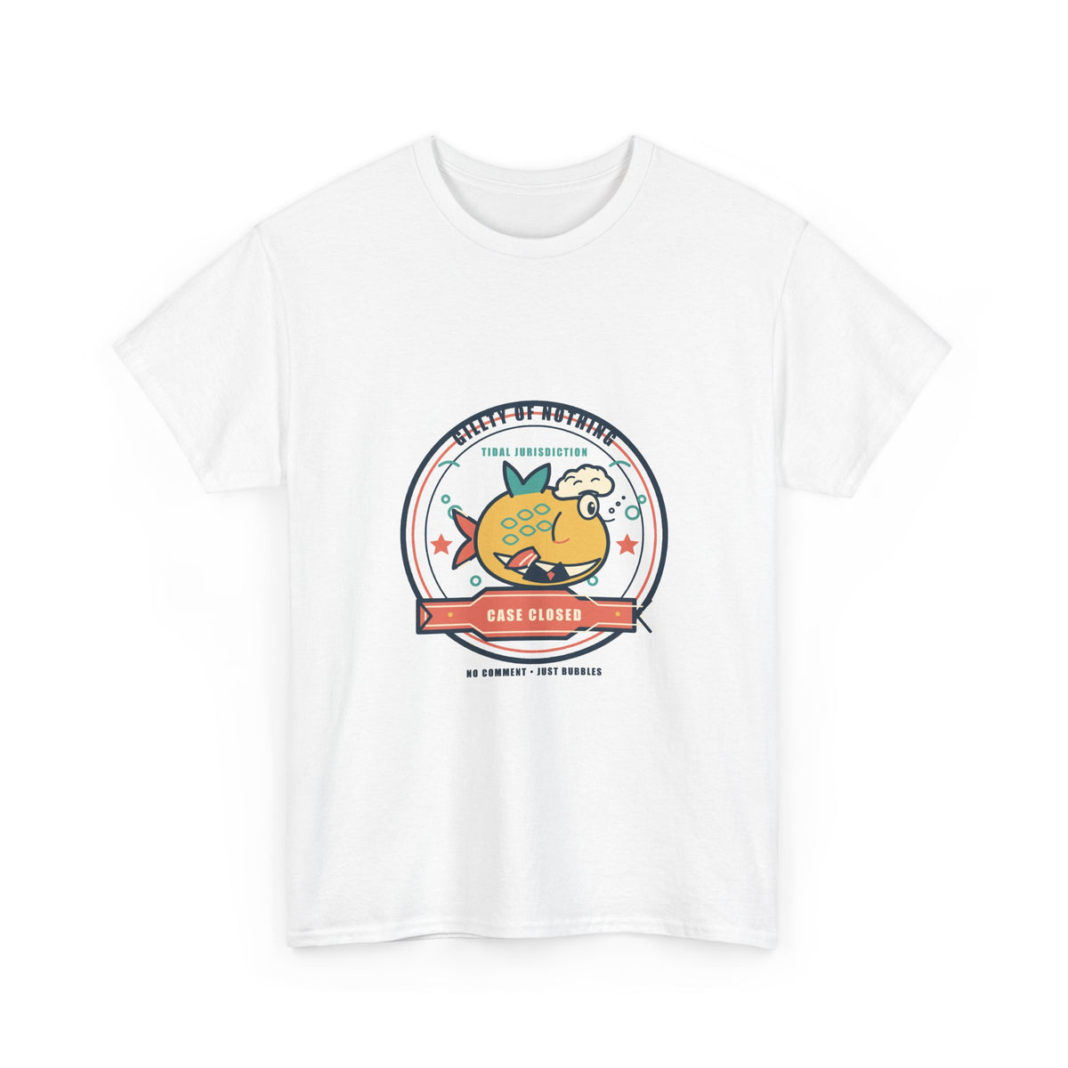 Gillty of Nothing Fish Court Tee – Funny Goldfish Judge Shirt