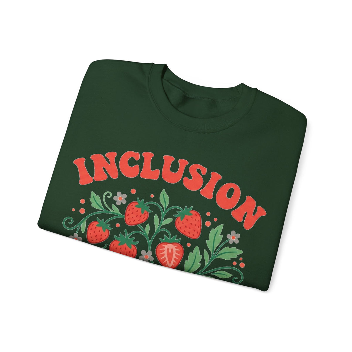 Inclusion Is My Jam Sweatshirt, Retro Strawberry SPED Teacher Sweatshirt, Special Education Gift, Inclusive Classroom Sweatshirt, Para Educa