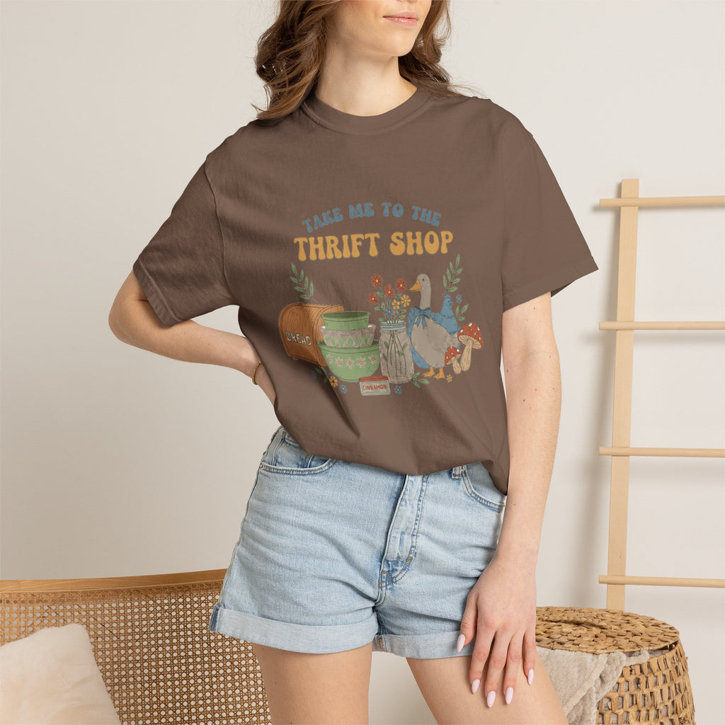 Take Me To The Thrift Shop Tall Shirt, Thrifted Treasures Still Life Tee, Vintage Lover Shirt, Thrifting Gift
