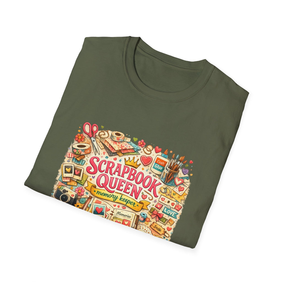 Scrapbook Queen T-Shirt — Crafting Lover Graphic Tee