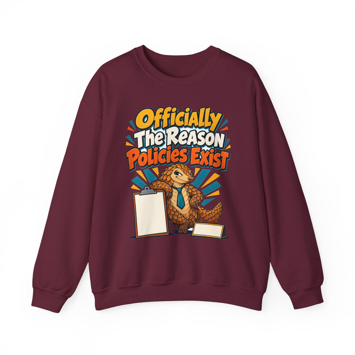 Funny Coworker Sweatshirt Officially The Reason Policies Exist Shirt, Funny Coworker Gift, Christmas Gift, Funny Tee