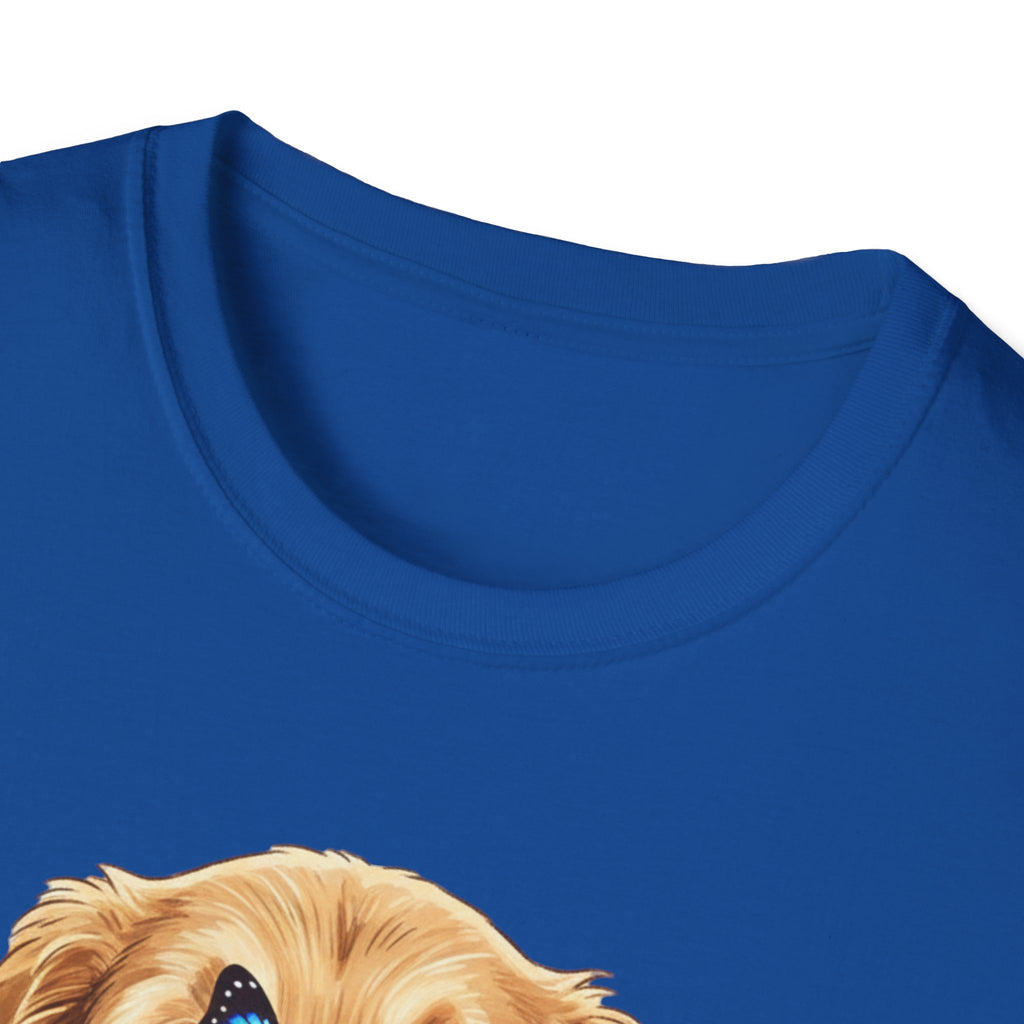 Dog Life T-Shirt – Golden Retriever with Butterfly Graphic