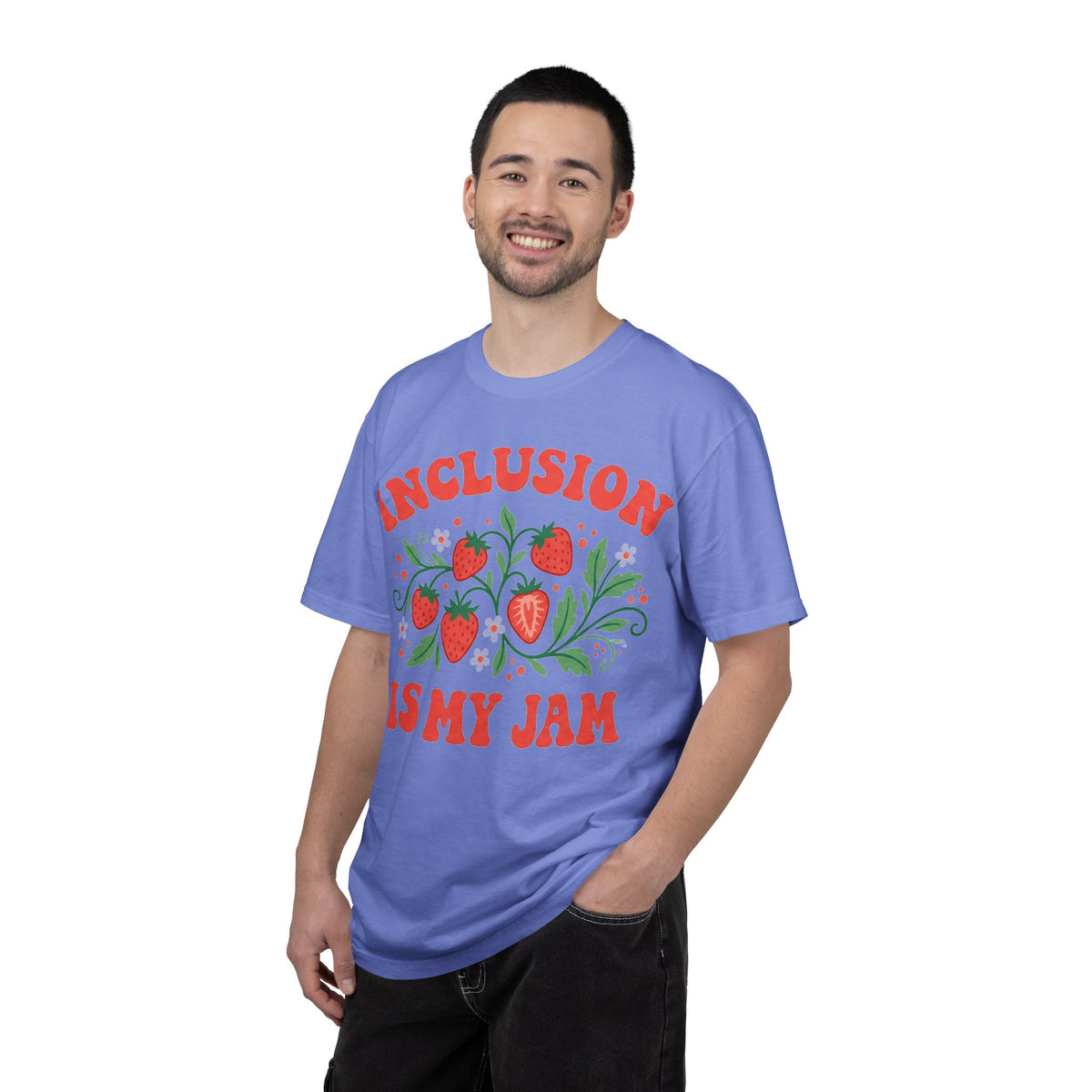 Inclusion Is My Jam Shirt, Strawberry SPED Teacher Tee, Retro Inclusion Shirt, Special Education Gift