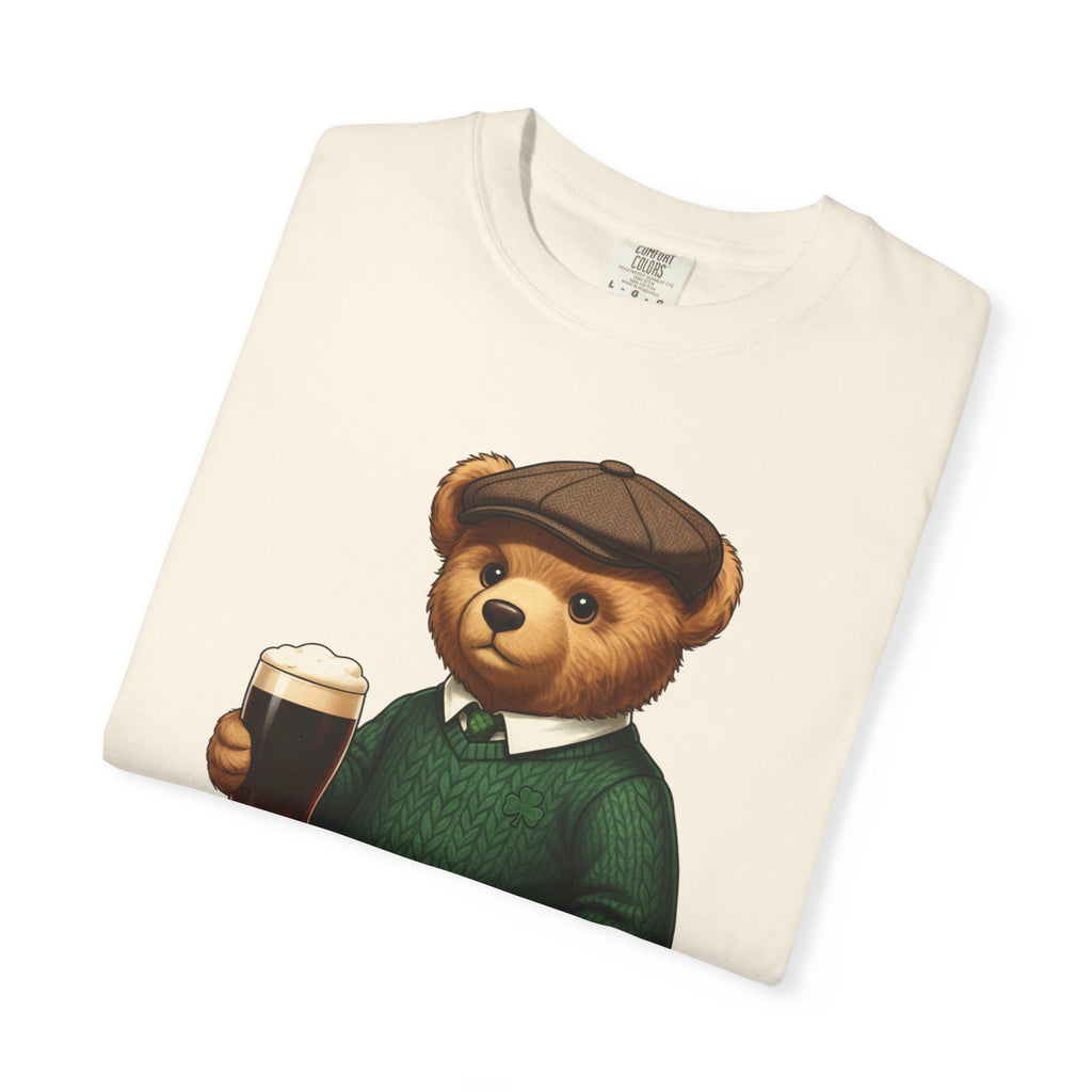 Irish Teddy Bear Pint Shirt, Shamrock Sweater Bear Tee, St Patricks Day Pub Shirt, Irish Gift