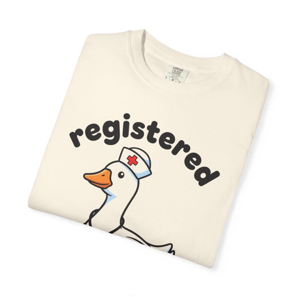 Registered Silly Goose Bold Shirt, Nurse Cap Goose Tee, Funny RN Humor Shirt, Nurse Gift