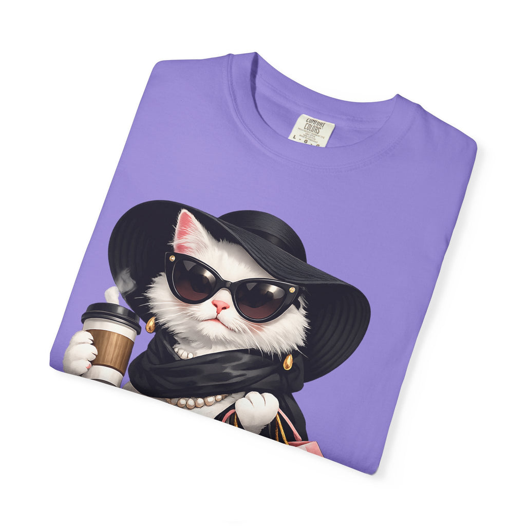 Shopping Queen Shirt, Funny Chic Cat Tee, Shopping Lover Gift
