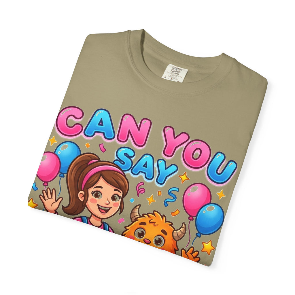 Can You Say Mama Shirt, Funny First Word Tee, Cute Monster Birthday Shirt, New Mom Gift
