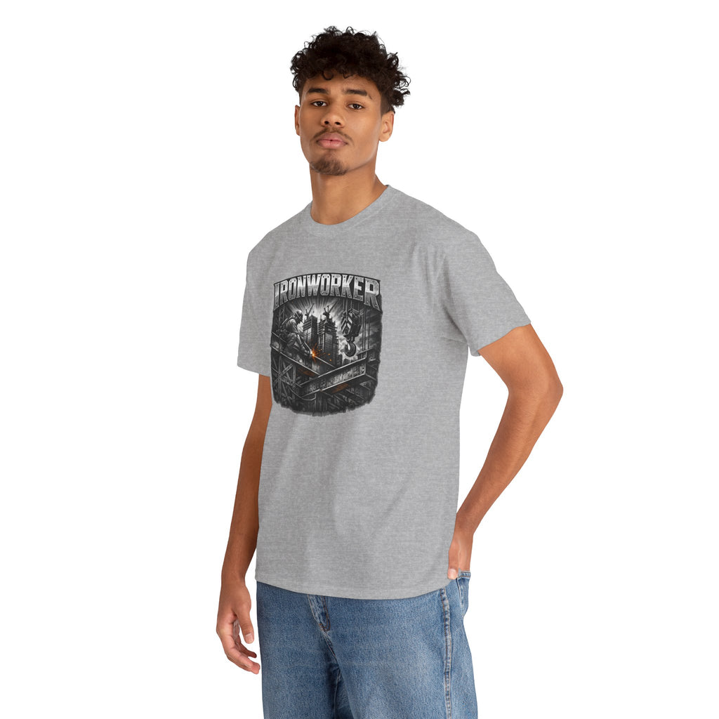 Ironworker Shirt, Steel Worker Graphic Tee, Construction Crew Gift