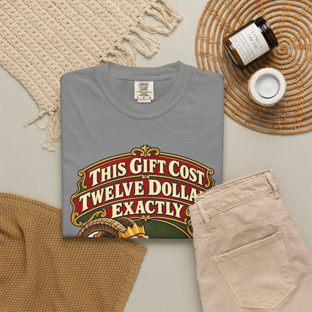 White Elephant Gift This Gift Cost Twelve Dollars Exactly Shirt, Funny Gift Exchange Gift, Christmas Gift, Funny Shirt