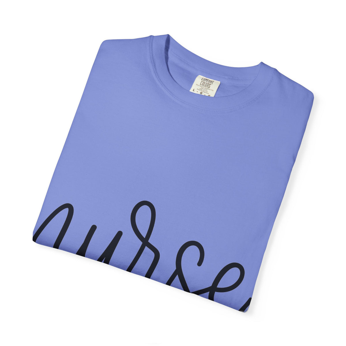 Nurse Script Shirt, Hand Lettered Nurse Heart Tee, Minimal RN Shirt, Nurse Gift