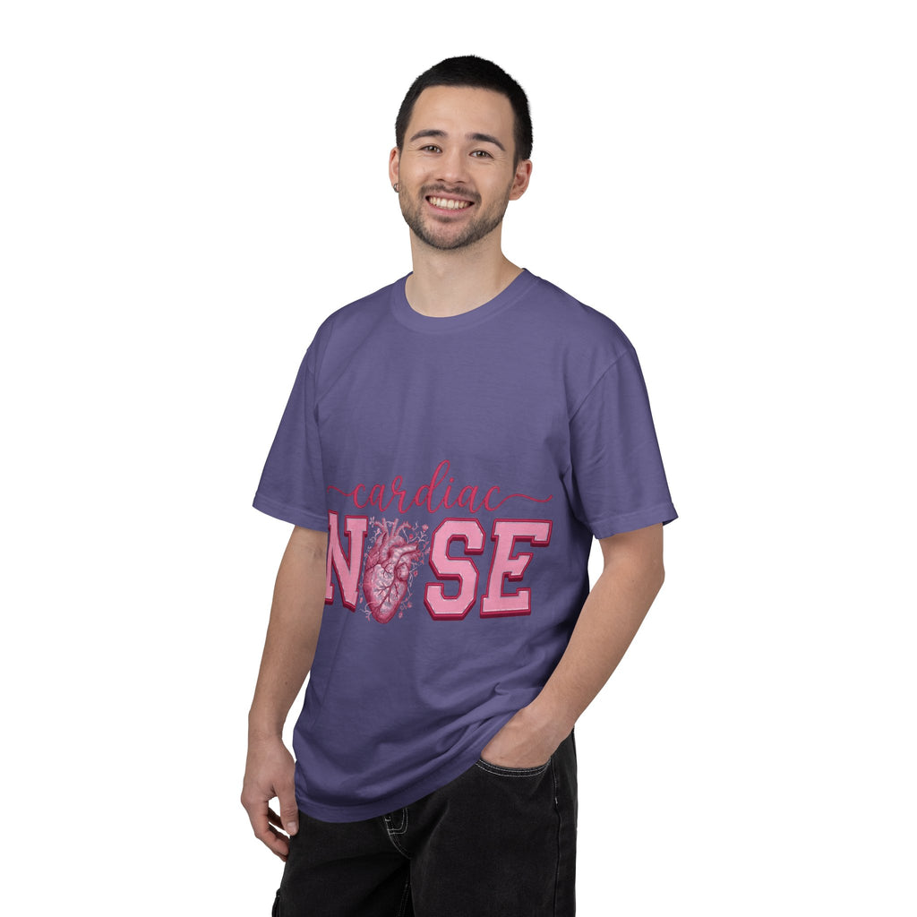 Cardiac Nurse Anatomical Heart Shirt, Pink Varsity Cardiology Tee, Cardiac RN Shirt, Nurse Gift