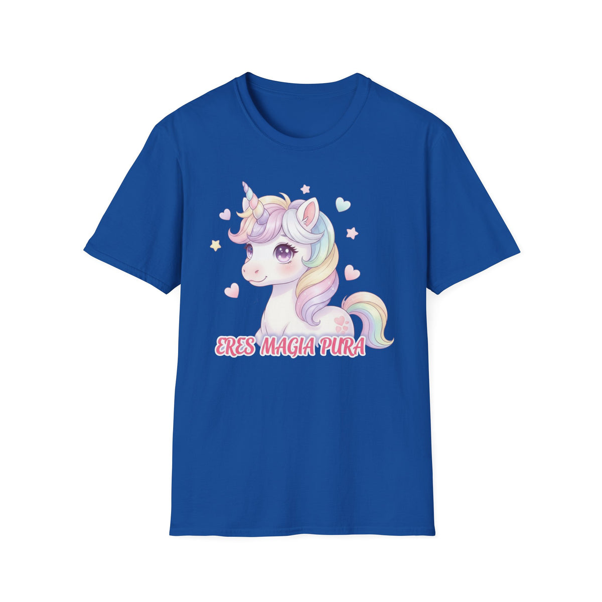 Cute Kawaii Unicorn T-Shirt — "Eres Magia Pura" Pastel Graphic Tee